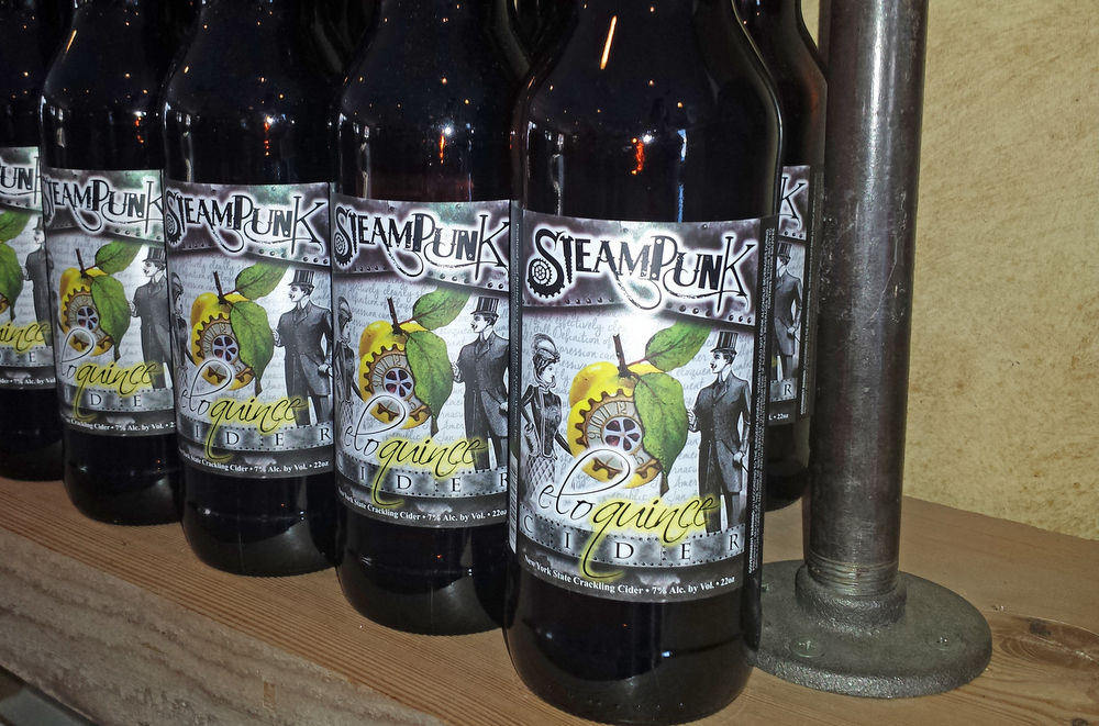 Cider with a hint of Niagara County quince at Leonard Oakes
